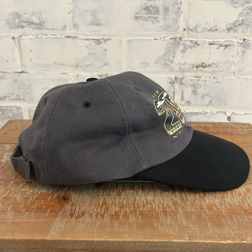 VTG y2k 2000 New Millennium Gray New Orleans Baseball Hat French Quarter Cap